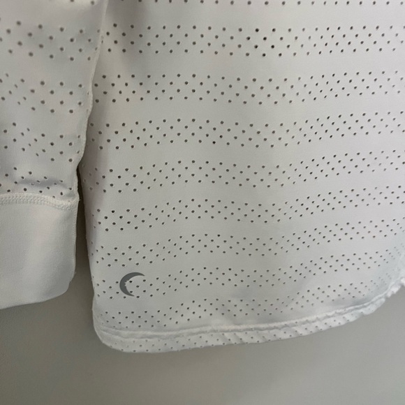 Zyia Womens Medium White Active Work Out Long Sleeve T-Shirt - Picture 5 of 7